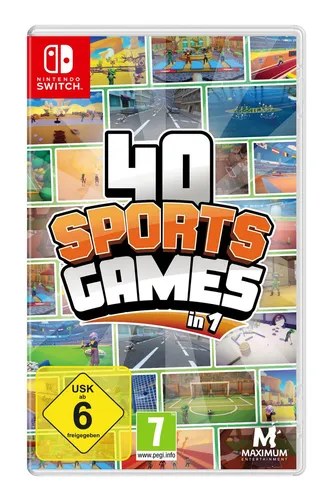 40 Sports Games in 1 für Nintendo Switch - Konsolen-Spiele mit über 40 Sportarten für bis zu 4 Spieler, ideal für Wettkämpfe mit Freunden und Familie!