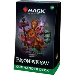 Magic: The Gathering Bloomburrow-Commander-Deck – Eichhörnchen-Übermacht - Sammelkartenspiel Deck mit 100 Karten, inklusive 10 neuen Commander-Karten und einer Sammler-Booster-Probepackung für spannende Multiplayer-Schlachten!