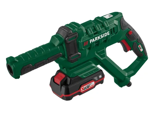 PARKSIDE 20 V Akku-Druckreiniger "PADR 20-Li A1" – Mobil und vielseitig - Hochdruckreiniger mit Akku und Ladegerät, ideal für Bereiche ohne Wasser- oder Stromanschluss. Selbstansaugfunktion ermöglicht die Nutzung alternativer Wasserquellen.