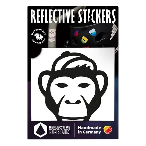 Reflective Berlin Reflexaufkleber Decals Monkey Schwarz (65482909)