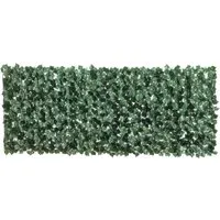 Outsunny Künstliche Hecke - 240 x 100 cm - Dunkelgrün - Sichtschutz aus UV-beständigem Kunststoff, ideal für Balkon, Terrasse oder Gartenzaun. Einfach zu installieren und pflegeleicht, bietet er optimalen Schutz vor neugierigen Blicken.