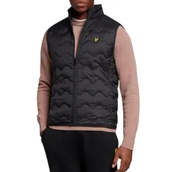 Lyle & Scott Herren Steppweste - Leichte und winddichte Herrenweste aus 100 % Nylon, ideal für täglichen Gebrauch und vielseitig kombinierbar - perfekt für Freizeit und Sport.