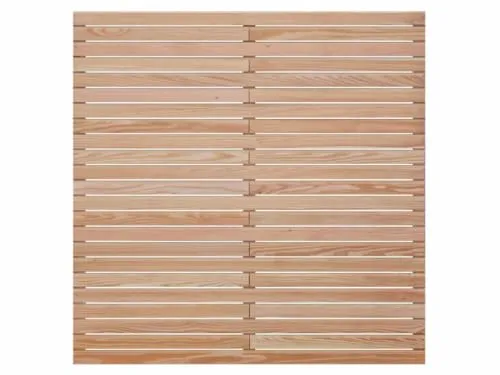 Woodtex Sichtschutzzaun Rhombus Lärche 180x180 cm - Hochwertiger Sichtschutzzaun aus Kiefernholz, robust und witterungsbeständig. Mit einfacher Montage überzeugt er als stilvolle Abgrenzung für Garten und Terrasse.
