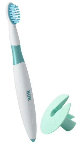 NUK Lernzahnbürste – sanfte Zahnpflege für Kleinkinder - Arzneimittel für sanfte Zahnpflege, ideal für die ersten Zähnchen Ihres Kindes, fördert die Mundhygiene spielerisch.