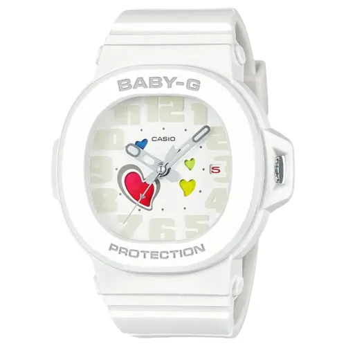 CASIO BABY-G Uhr BGA-10-7A | Stylische Damenuhr in Weiß - Damenuhren mit innovativer Technologie, ideal für einen aktiven Lifestyle. Die BABY-G Uhr vereint Stil und Robustheit, perfekt für Sport und Freizeit.