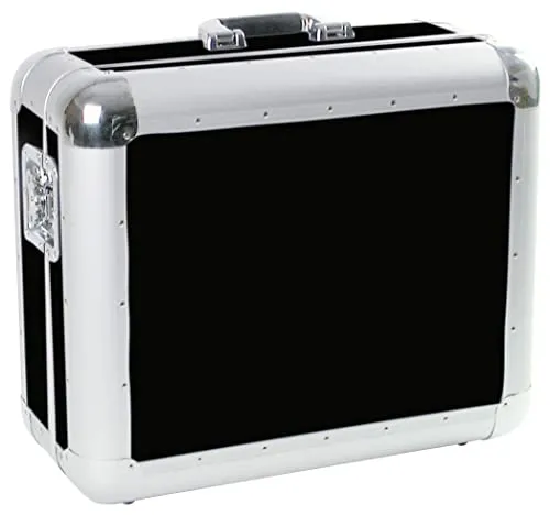 Roadinger Plattenspieler-Case Tour ALU schwarz (30123110) - Robustes Plattenspieler-Case aus Aluminium, perfekt für DJs und Musiker, schützt Ihr Equipment während der Tour.