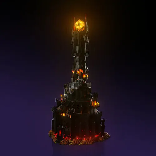 LightMyBricks (LMB) 2.0 Light Kit for LEGO #10333 The Lord of the Rings: Barad