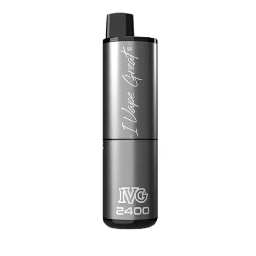 E-Zigarette IVG 2400 silber 1000mAh 4-Pod System