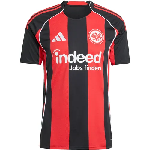 ADIDAS Herren Trikot Eintracht Frankfurt 25/26 Heim - Trikot für Fans der Eintracht Frankfurt, klassisches Design mit breiten roten und schwarzen Streifen, AEROREADY-Technologie für optimalen Komfort und Feuchtigkeitsregulierung.