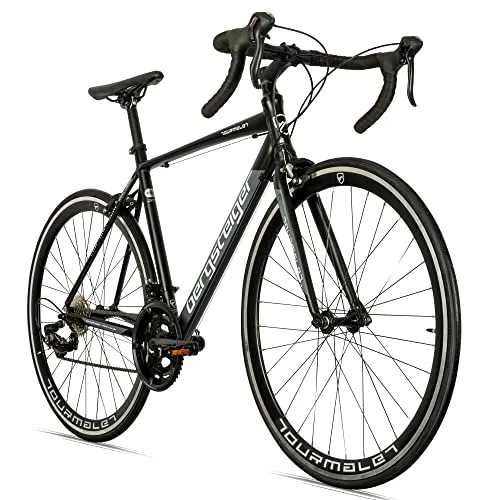 Bergsteiger Tourmalet 28 Zoll Rennrad - Aluminium Gravelbike mit Shimano 14 Gang-Schaltung, nur 11 kg leicht und ideal für Herren und Damen ab 170 cm