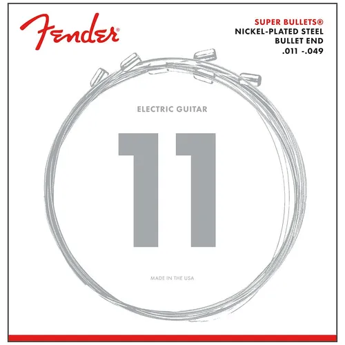 Saiten E-Gitarre Fender 3250M Super Bullets, 011-049 Gitarrensaiten E- Gitarre N