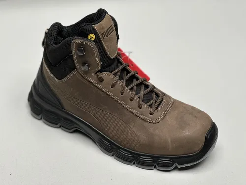 Puma 630122.39 Condor Sicherheitsschuhe Mid S3 ESD SRC, Größe 39 - Herren Industrie & Handwerk Schuhe mit extrem stoßdämpfender Rebound-Sohle und rutschfestem Design für optimalen Schutz und Komfort bei der Arbeit.