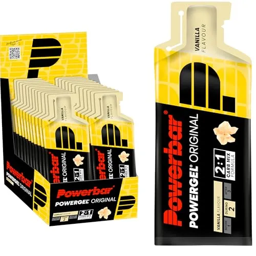 PowerBar Powergel Original Vanilla 24 x 41 g - Energieriegel & Getränke, ideal für Ausdauersportler, liefert schnelle Energie und ist leicht verdaulich.