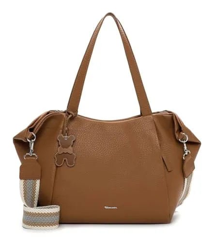 TAMARIS Shopper TAS Katrina – Damen Handtasche in Gelb - Vielseitiger Shopper aus Feinsynthetik mit Reißverschluss, ideal für den Alltag. Mit praktischem Innenfach und stylischem Design in Echtleder-Optik. Perfekt für jeden Anlass!