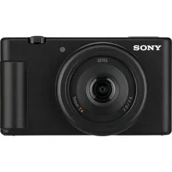Sony Vlog Kamera ZV-1F - 4K Digitalkamera mit drehbarem Touchscreen, ultra-scharfem 20mm Objektiv und integriertem Mikrofon für klare Audio- und Videoqualität