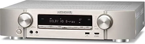 Marantz NR1510 5.2 AV Receiver - Kompakter 4K Receiver mit HEOS Multiroom-Streaming, 5 x 85 Watt Leistung und Unterstützung für Spotify und AirPlay