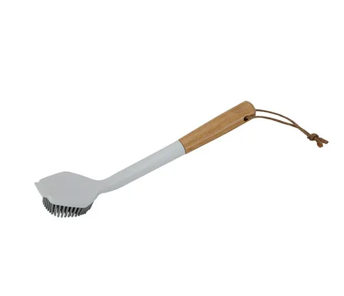 Spülbürste mit Silikonborsten & Bambusgriff - 27 cm, langlebig & hygienisch