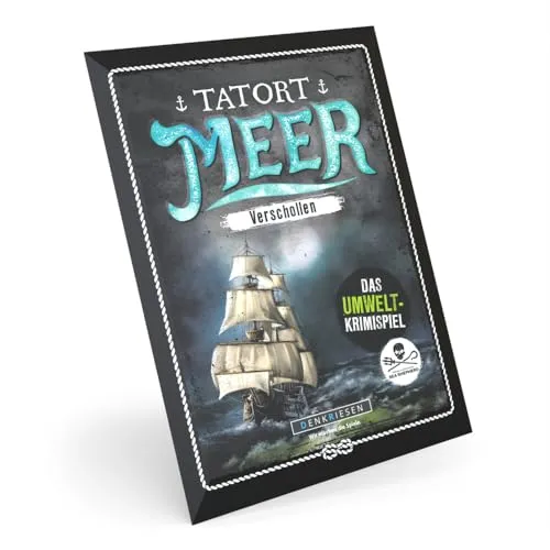DENKRIESEN - Tatort Meer Verschollen | Spannendes Krimispiel für Erwachsene & Jugendliche für 1-6 Personen I Escape Spiel für Zuhause ab 14 Jahren | Mit Sea Shepherd im Spiel