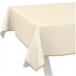 Abwaschbare Tischdecke Wachstuch 160 x 140 cm - Leinenoptik Grün - Praktische, abwaschbare Tischdecke im Leinenlook, ideal für Garten und Küche. Robust, schmutzabweisend und leicht zu reinigen – perfekt für Feste und den täglichen Gebrauch.