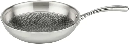 ELO Wokpfanne Relief 30cm ES - Pfanne aus Edelstahl mit 3-fach Antihaftversiegelung, gleichmäßige Wärmeverteilung und reduzierter Ölverbrauch – ideal für gesundes Kochen!