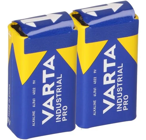 VARTA 2x 9V-Block-Batterien 6LR61 MN1604 VARTA 4022 Industrial Batterie Batterie