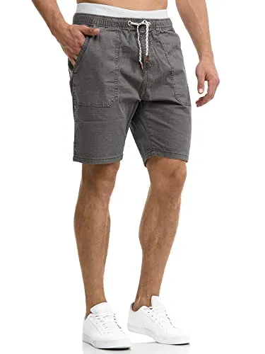 Indicode Herren Stoufville Chino Shorts – Leichte Bermuda für den Sommer, 4 Taschen, Grey, XL - Stylische Chino Shorts für Herren aus 98% Baumwolle, ideal für warme Tage. Der Regular Fit sorgt für perfekten Tragekomfort und vielseitige Kombinationsmöglichkeiten. Hochwertige Verarbeitung und modernes Design für deinen individuellen Look.