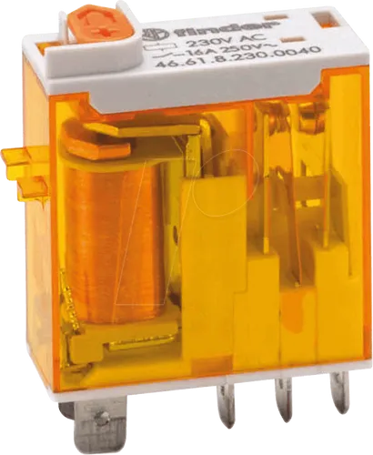 FIN 46.61.8 12V - Industrie-Miniatur-Relais, 1 CO, 16A, 12 V AC