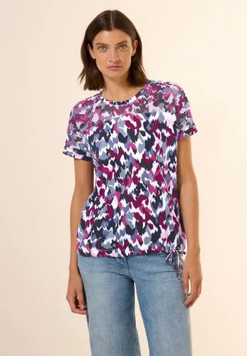 CECIL T-Shirt mit grafischem Muster - Rundhalsshirts, atmungsaktives und pflegeleichtes Material, ideal für lässige Looks und angenehmen Tragekomfort.