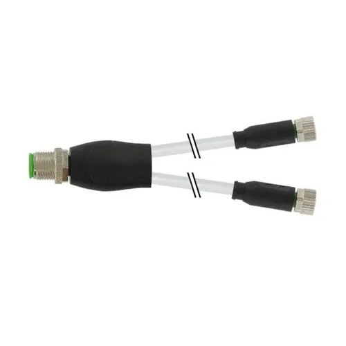 Murrelektronik M12 Y-Verteiler 2xM8 7000-40821-2300100 - Steckverbinder Zubehör, perfekter Sensor-Aktor-Verteiler für flexible Verbindungen in der Automatisierungstechnik.