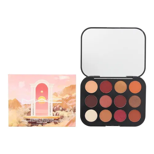 Mac Connect In Color Eyeshadow Palette Future Flame 12,20 g - Lidschatten Palette mit 12 intensiven Shades und bis zu 25 % höherer Pigmentierung für kreative Looks, ideal für Make-up-Enthusiastinnen.