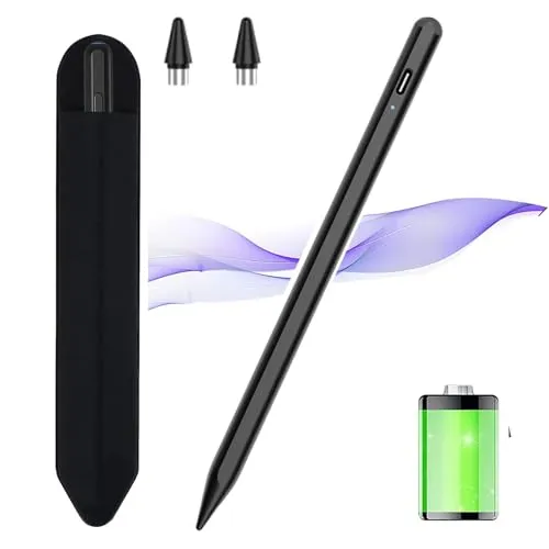 KARFUN Tablet Stift für Android, Stylus Pen Kompatibel mit iPhone/Samsung/Huawei/Lenovo/XiaoMi Tablet, Verbesserte Präzision, 15 Minuten Schnellladeleistung und Neigungssensitivität Stylus