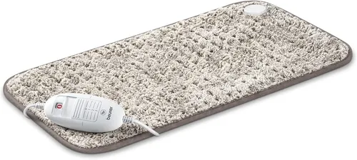 beurer HK 123 XXL Nordic Heizkissen taupe 100 W - 60x30 cm, 3 Temperaturstufen für individuelle Wärme und schnelle Aufheizzeit, ideal zum Entspannen