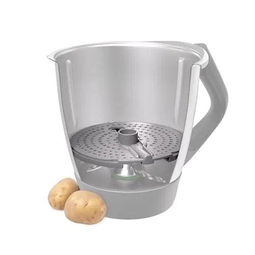 Wundermix WunderPeeler® Zubehör-Set für Thermomix - Küchenmaschinen-Aufsätze, idealer Kartoffelschäler-Aufsatz für TM7, TM6, TM5, TM31 - MADE IN GERMANY für höchste Qualität und Funktionalität.