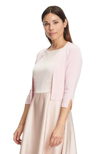 Vera Mont Damen Strickbolero Langarm Foggy Rose,XXL