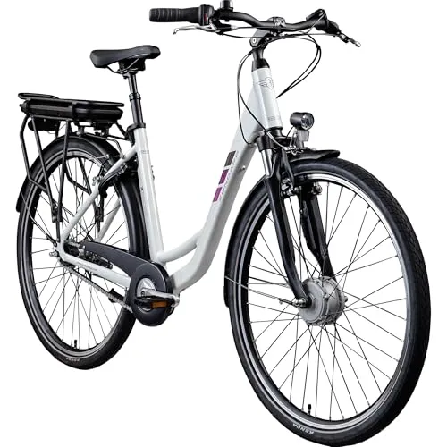 Zündapp Z502 E-Bike Damen 28 Zoll – Pedelec für Komfort und Stil - E-Bike mit 522 Wh Akku, ideal für Damen zwischen 155-180 cm. Stabile Bauweise und einfacher Einstieg sorgen für ein angenehmes Fahrgefühl.