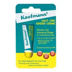 Kaufmanns Haut und Kindercreme - Arzneimittel für empfindliche Haut, ideal für Babys und Kinder, mit natürlichen Ölen für sanfte Pflege und Schutz.