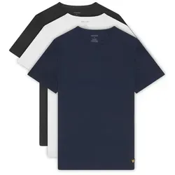 Lyle & Scott Herren 3er Pack T-Shirts – 100% Baumwolle | Basic Design und Premium Qualität | XS-XXL