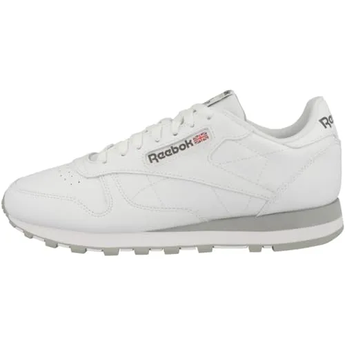 Reebok Unisex Classic Leather Sneaker - Strapazierfähiges Glattleder, dämpfende Zwischensohle und optimale Traktion, Größe 40 EU