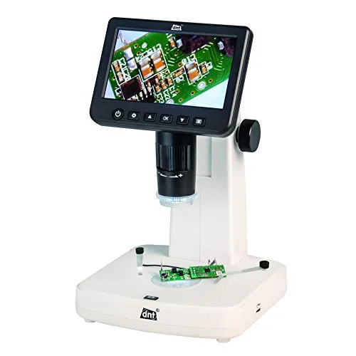 dnt Digitales Mikroskop UltraZoom PRO, DNT000006 - Hochauflösendes Mikroskop mit 10- bis 300-facher Vergrößerung und digitalem Zoom bis 1200x. Ideal für präzise Analysen und Detailaufnahmen in der Forschung.
