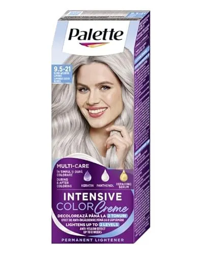 Schwarzkopf Palette Intensive Color Creme Permanent-Haarfarbe Farbton 9.5-21 Luminous Silver Blonde 1 St.