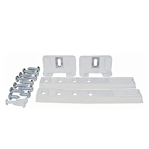 2x Liebherr 9086322 ORIGINAL Scharnier Schlepptür Gleitschiene Schiene Türmontageset universal für Kühlschrank oder Gefrierschrank