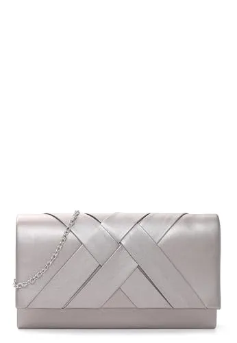 Tamaris Amalia Clutch Bag Darksilver – Elegante Umhängetasche - Die stilvolle Tamaris Clutch ist ideal für besondere Anlässe. Mit kompakten Maßen von 23 x 12 x 6 cm und einem zeitlosen Design ist sie der perfekte Begleiter für jeden Abend.