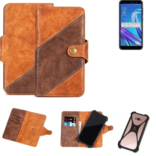 Handy-Hülle für Asus ZenFone Max (M1) ZB556KL Wallet Case Cover Smarthphone Br