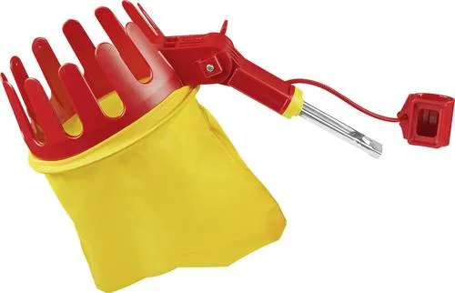 Obstpflücker m. Gelenk Multi-Star RG-M - gelb - Gartenwerkzeuge für müheloses Ernten. Ergonomisches Design und flexible Fangkrone ermöglichen sanftes Pflücken bis 5,50 m Höhe, ideal für Hochstämme.