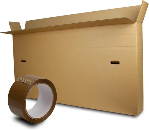 Paket.ag Versandkarton Fahrradkarton 1600x200x800 mm - Versandkarton für Fahrräder – Robuster, doppelwelliger Karton mit Packband, belastbar bis 55 kg, ideal für sicheren Transport und Lagerung von Fahrrädern.
