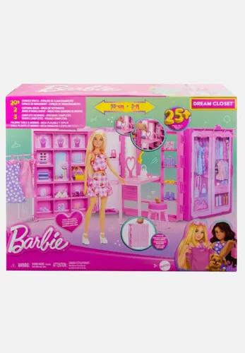 Barbie Barbie Dream Closet (HXD58) - Traumkleiderschrank für Barbie, ideal für kreative Rollenspiele und stundenlangen Spielspaß