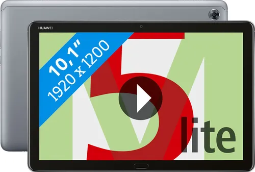 Huawei Tablet MediaPad M5 Lite 10,1 Zoll - Tablet mit 25,6 cm FHD IPS Display, 64 GB Speicher und 7500 mAh Akku für lange Nutzung. Ideal für Entertainment und produktives Arbeiten.