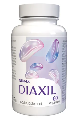 Diaxil - 60 Kapseln - Nahrungsergänzungsmittel zur Unterstützung des Immunsystems, hochdosiert, pflanzlich & vegan, ohne Zusatzstoffe – ideal für Männer und Frauen.
