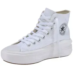 Converse Chuck Taylor All Star Move Platform Sneaker Gr. 42 - Sportliche Sneaker in Weiß mit knöchelhohem Design und Schnürung für individuelle Passform. Die leicht profilierte Gummisohle sorgt für Sicherheit und Komfort im Alltag.