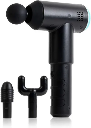 HOMEDICS Massagepistole PGM-200 - Massagegerät für professionelle Tiefenmassage, kabellos und wiederaufladbar, ideal zur Muskelentspannung mit 3 Massageköpfen